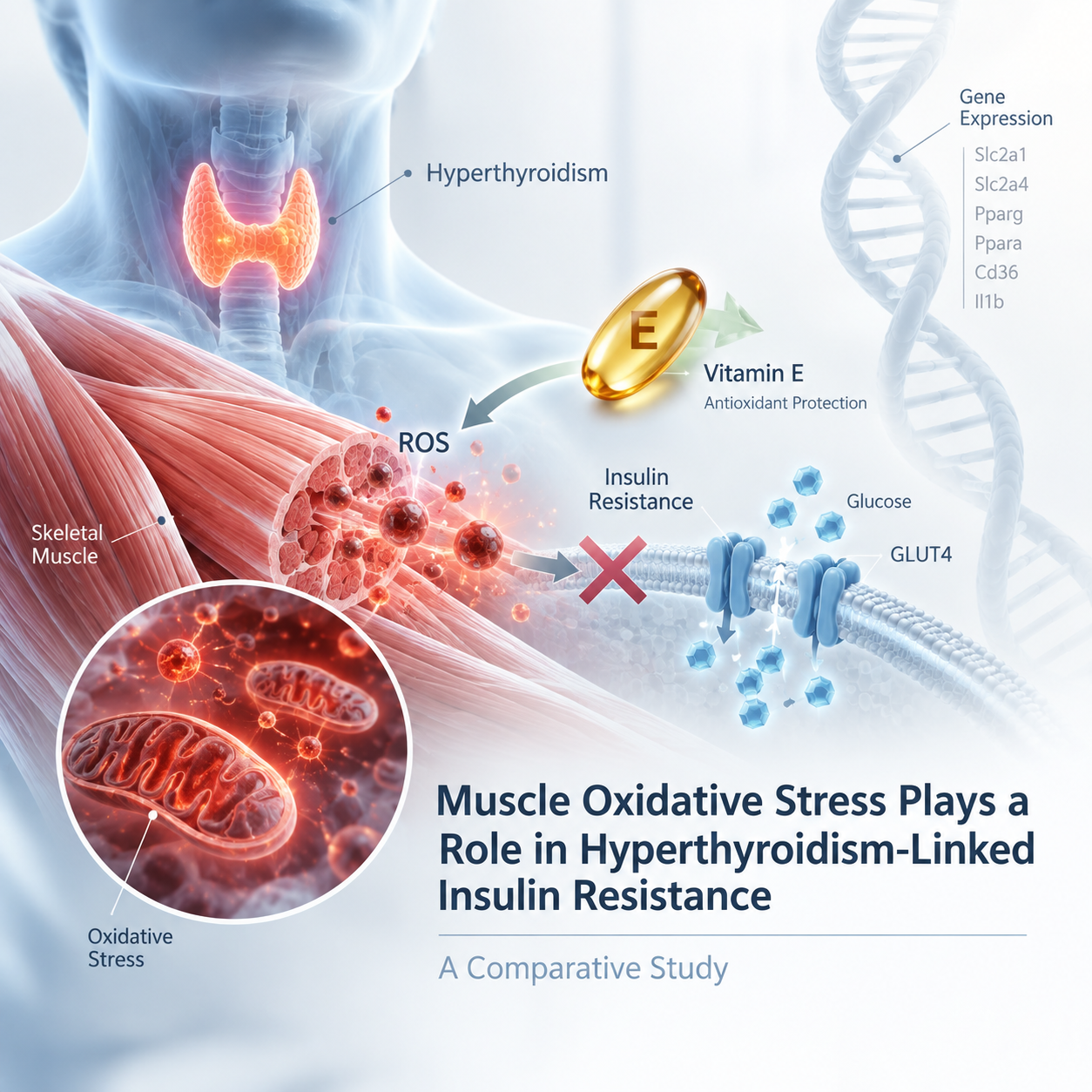 معاينة Muscle Oxidative Stress Plays a Role in Hyperthyroidism-Linked Insulin Resistance