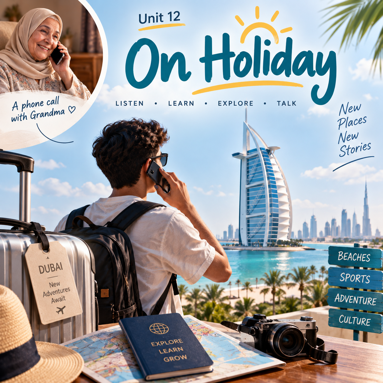 معاينة on holiday