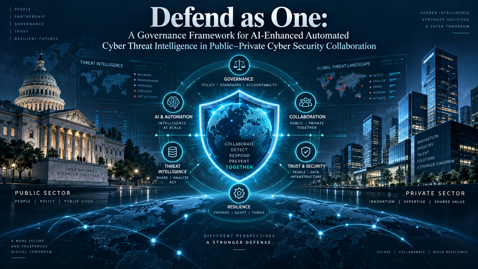 معاينة Defend as One: A Governance Framework for AI-Enhanced Automated Cyber Threat Intelligence in Public–Private Cyber Security Collaboration